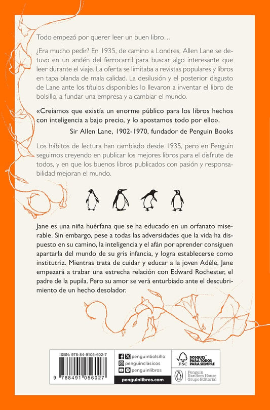 Jane Eyre, Charlotte Brontë. Edición bolsillo