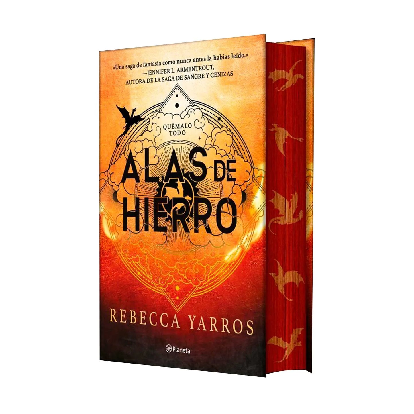 Alas de hierro, Rebecca Yarros. Edicion especial con cantos pintados