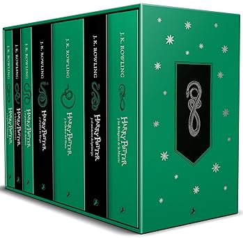 Estuche Harry Potter, biblioteca Slytherin. Edición limitada
