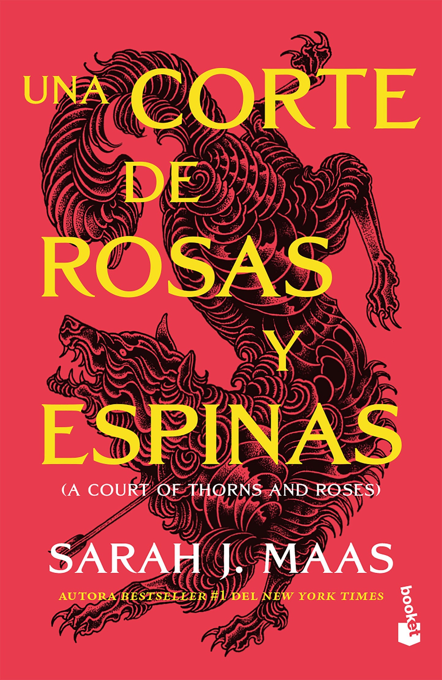 Una corte de rosas y espinas, Sarah J. Maas. Edición de bolsillo