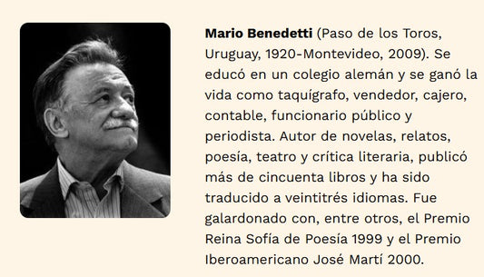 La tregua, Mario Benedetti