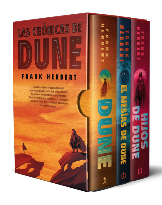 Estuche Trilogía, las crónicas de Dune. Frank Herbert