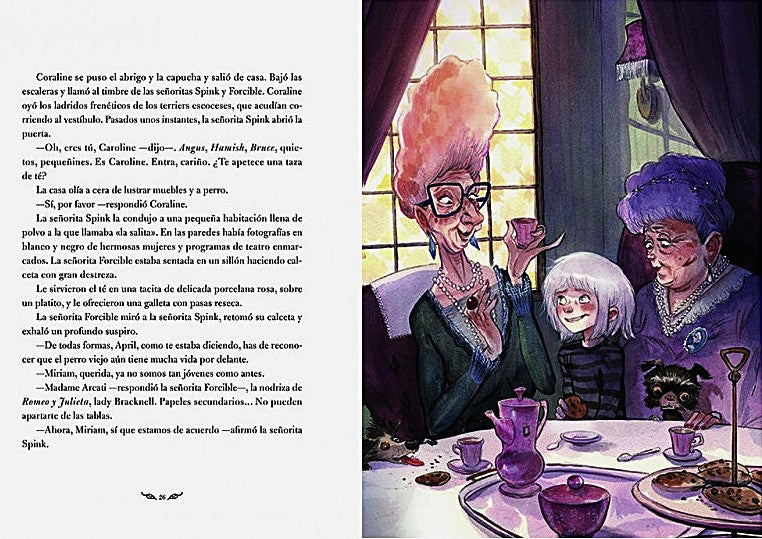 Coraline, Neil Gaiman - Aurélie Neyret. Edición Ilustrada