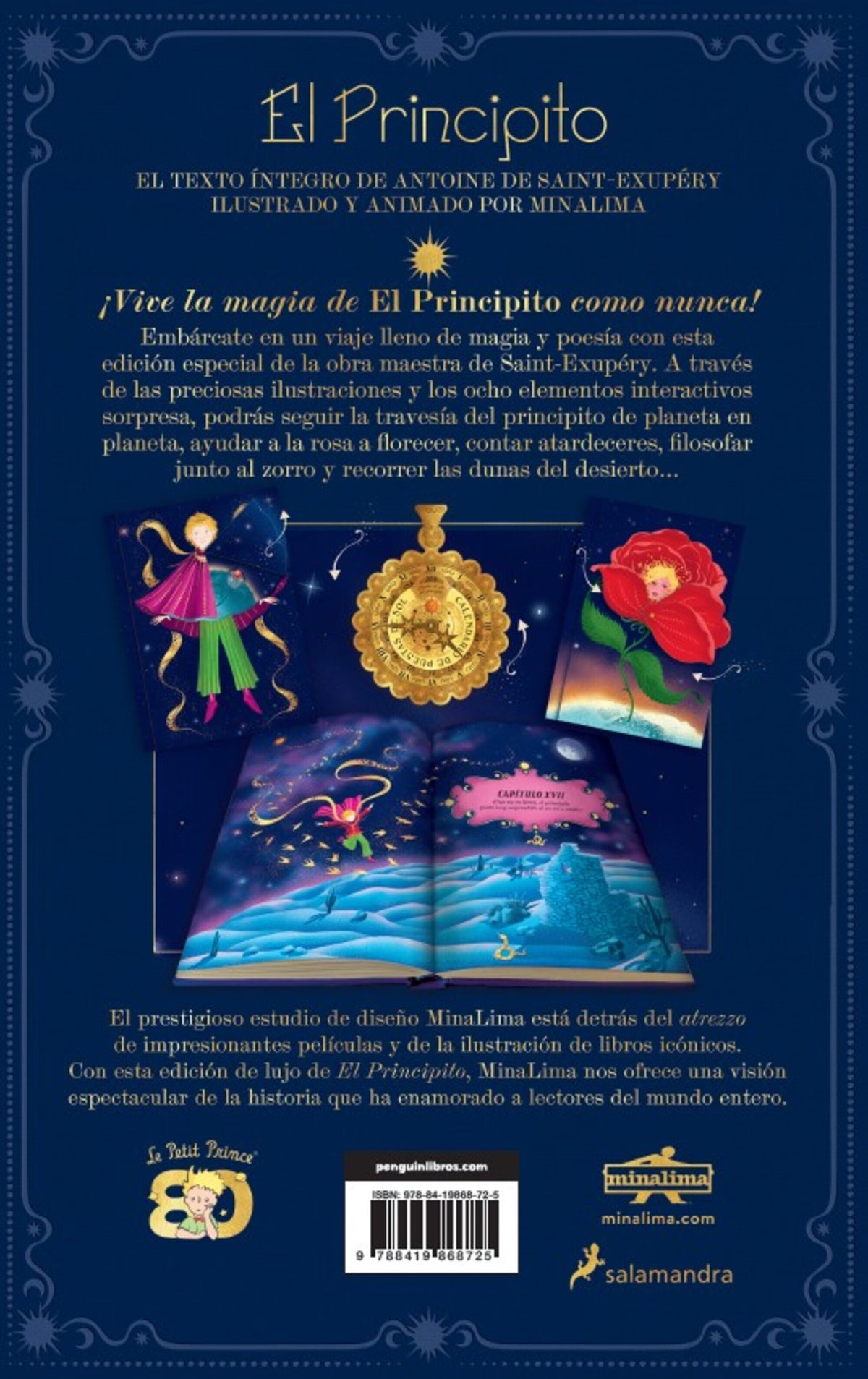 El Principito, Antoine de Saint-Exupéry. Edición minalima