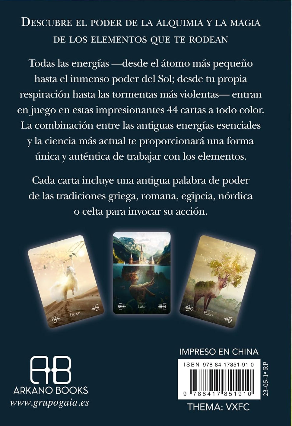Oráculo De Los Elementos, Estuche con libros y cartas.
