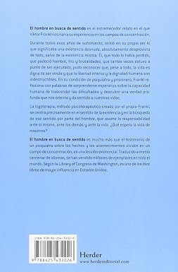 El hombre en busca del sentido último, Viktor E. Frankl