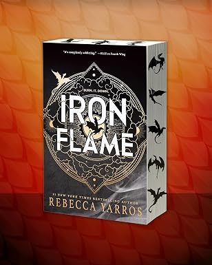 Iron Flame, Rebecca Yarros (Inglés) Cantos pintados