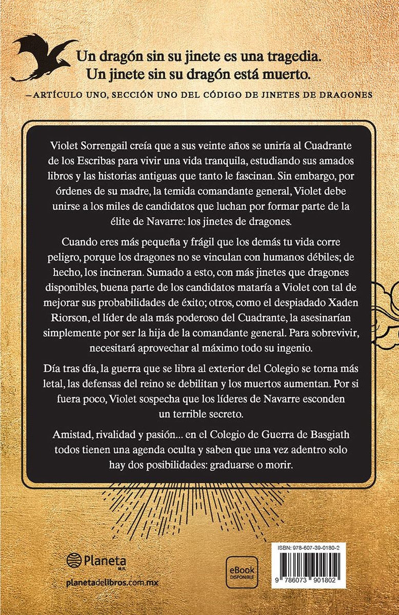 Alas de sangre, Rebecca Yarros