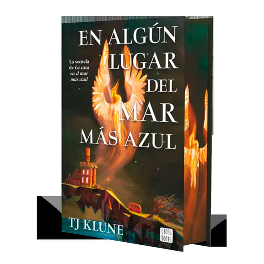 En algún lugar del mar más azul, TJ Klune. Edición especial con cantos pintados