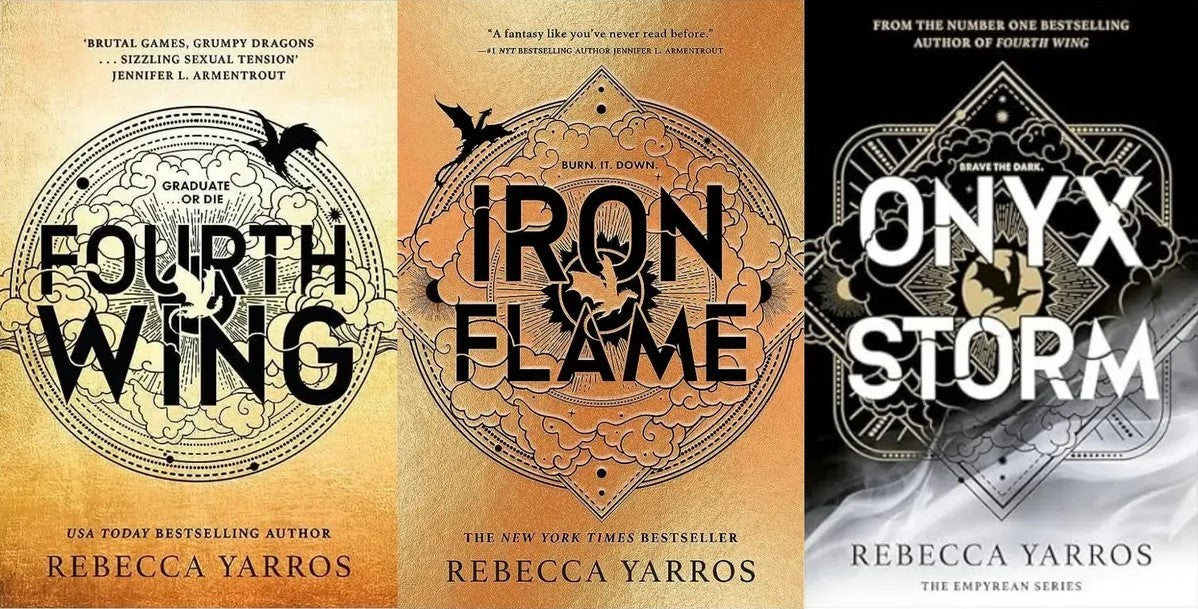 Iron Flame, Rebecca Yarros (Inglés) Cantos negros
