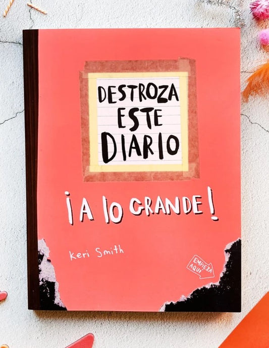 Destroza este diario. A lo grande - Naranja flúor