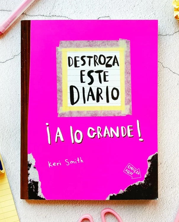 Destroza este diario. A lo grande - Rosa flúor