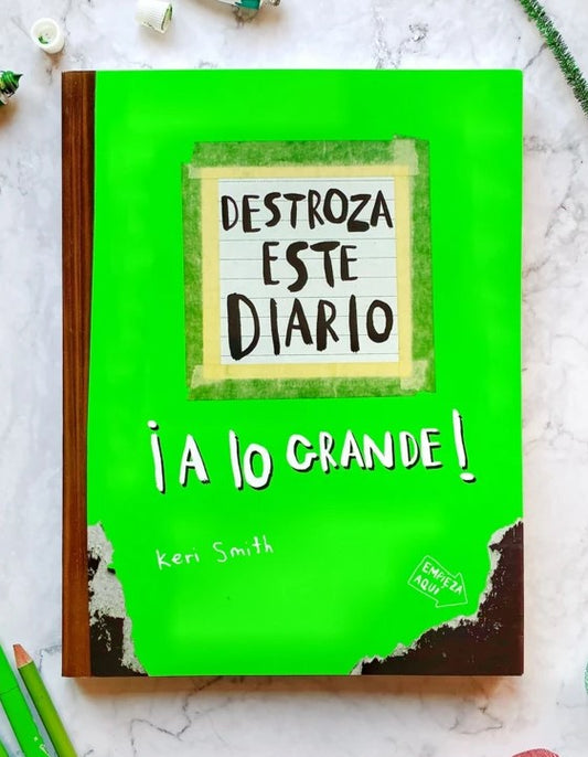 Destroza este diario. A lo grande - Verde flúor