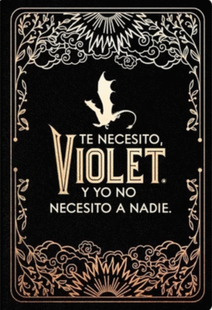 Diario oficial ADS. Te necesito Violet, Rebecca Yarros. Edición tapa dura