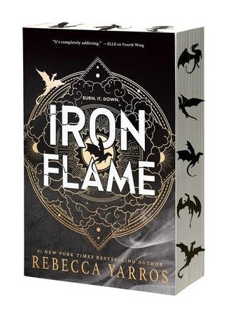 Iron Flame, Rebecca Yarros (Inglés) Cantos pintados