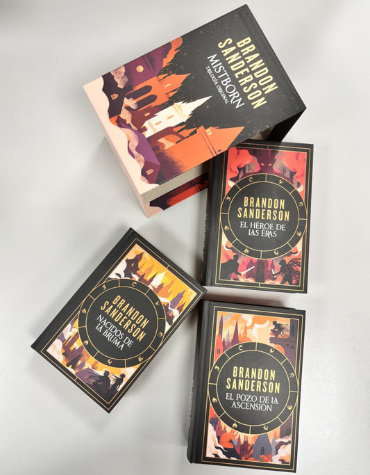 Estuche Trilogia original Mistborn, Brandon Sanderson. Cantos pintados