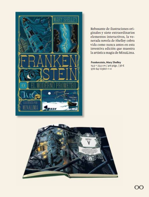 Frankenstein o el moderno Prometeo, Mary Shelley. Edición ilustrada interactiva
