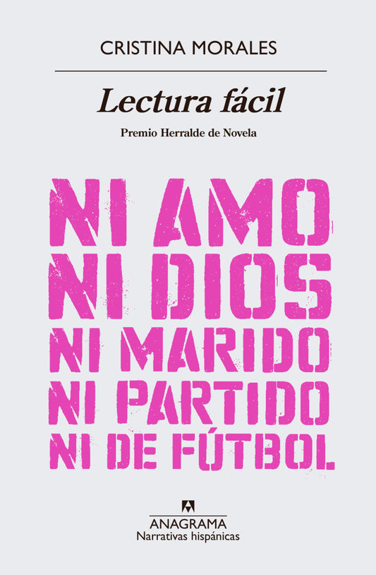 Lectura fácil, Cristina Morales