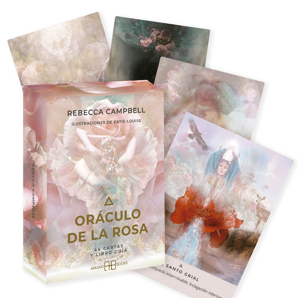 Oráculo de la rosa, Rebecca Campbell. 44 cartas y libro guía