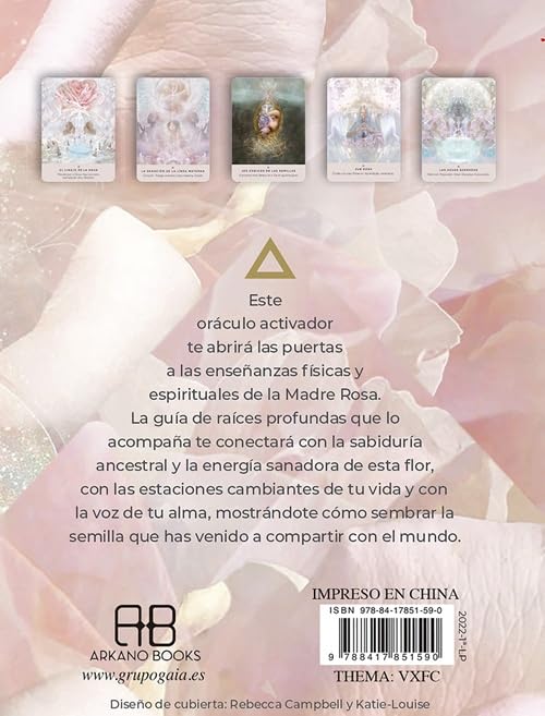 Oráculo de la rosa, Rebecca Campbell. 44 cartas y libro guía