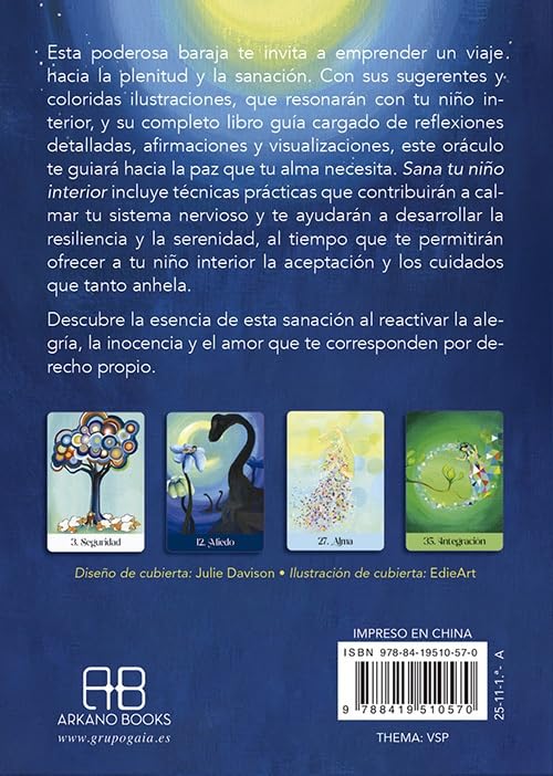 Sana tu niño interior, Nina Mongendre. Oráculo, 44 cartas y libro guía