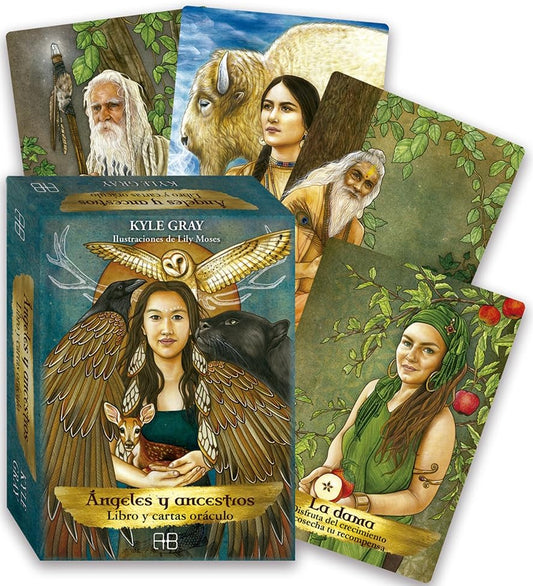 Ángeles y Ancestros, Kyle Gray. Libro y cartas oráculo