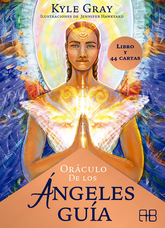 Oráculo de los ángeles, Kyle Gray. Guía, Libro y 44 cartas