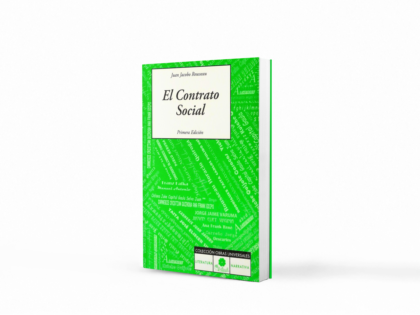 El contrato social, Jean-Jacques Rousseau. Edición de bolsillo