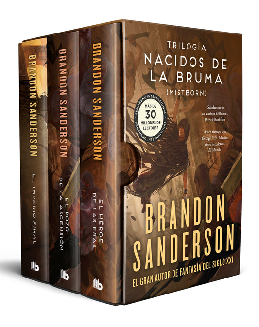 Estuche Trilogía original Mistborn, Brandon Sanderson. Edición bolsillo