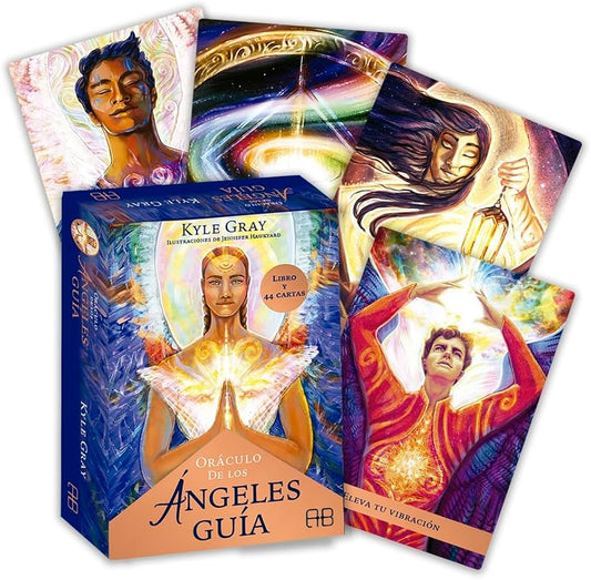 Oráculo de los ángeles, Kyle Gray. Guía, Libro y 44 cartas