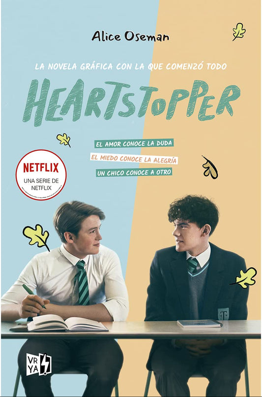 Heartstopper, Alice Oseman, Portada Netflix