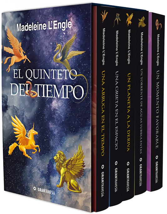 El quinteto del tiempo, Madeleine L'Engle. Estuche 5 volúmenes