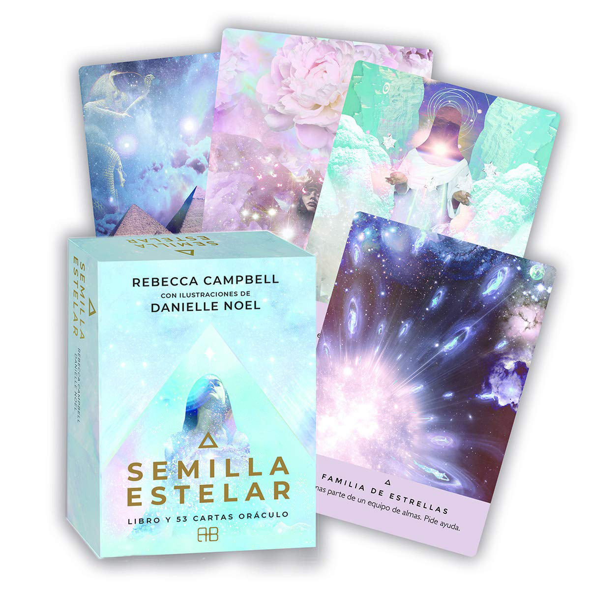 Semilla estelar, Rebecca Campbell. Libro y 53 cartas oráculo