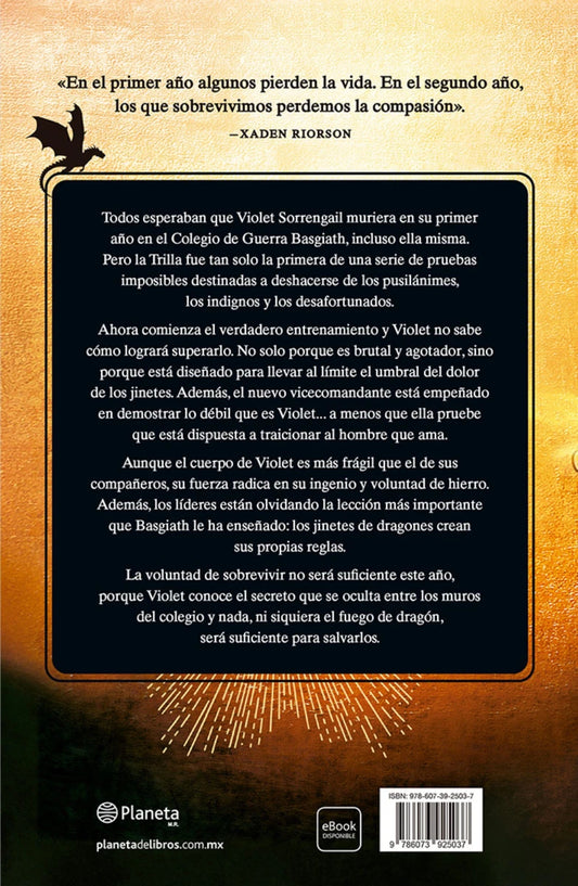 Alas de hierro, Rebecca Yarros. Cantos pintados