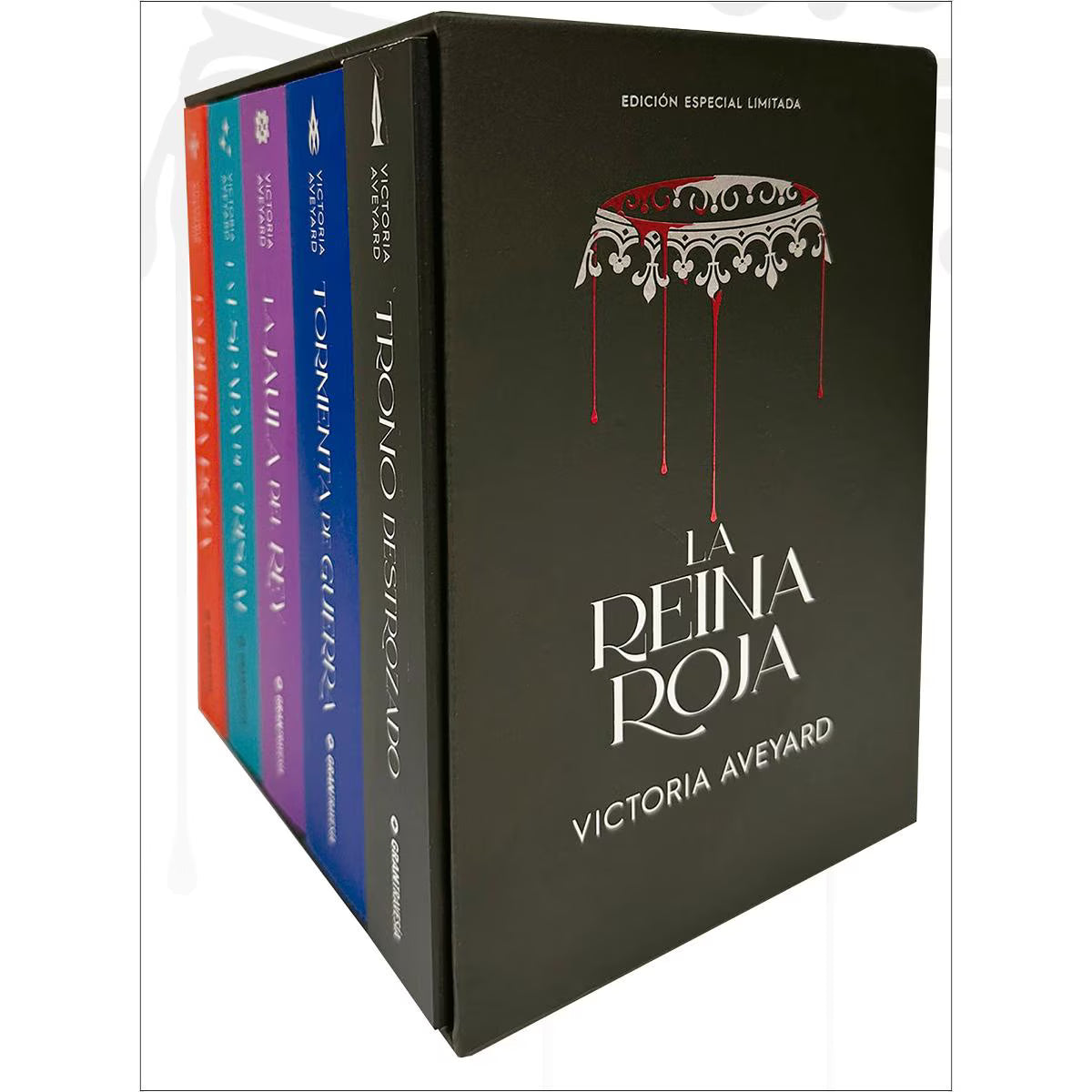 Estuche La reina rojoa, Victoria Aveyard.