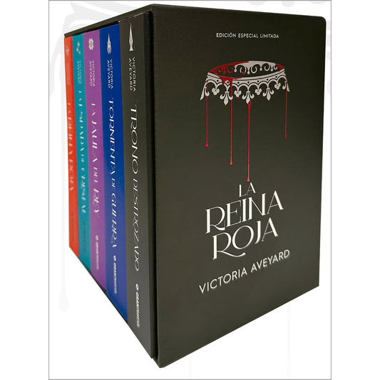 Estuche La reina rojoa, Victoria Aveyard.